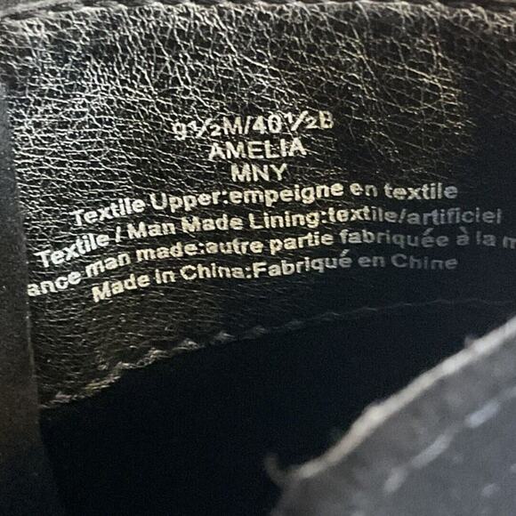 Marc New York Bootie Women’s SZ 9.5 M Black AMELIA Ankle Clear Heel Faux Suede - Picture 6 of 15